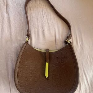 Brown Leather Shoulder Bag